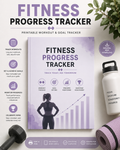 Fitness Progress Tracker | Printable Workout & Goal Tracker