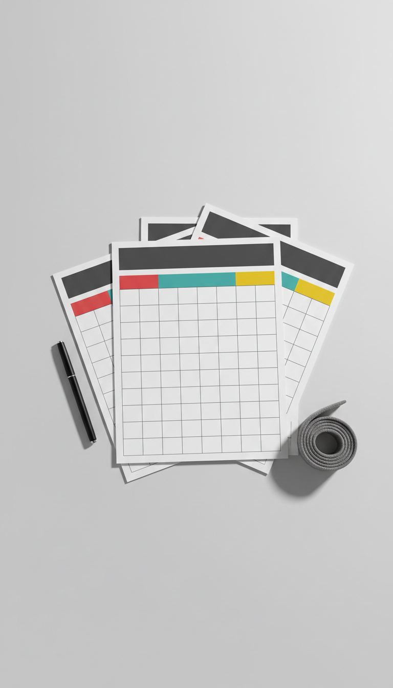 Habit Tracker Minimalist Design