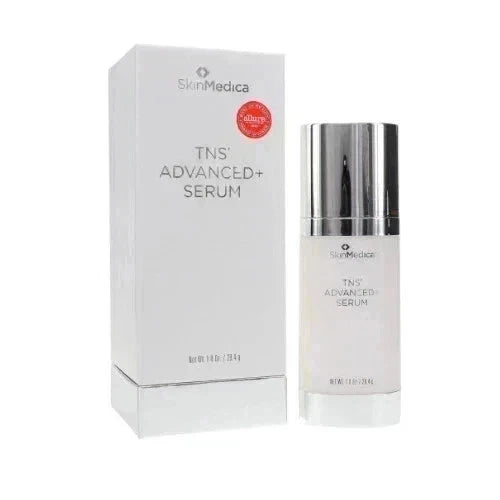 SkinMedica TNS Advanced Serum with packaging on a white background